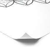 Heilige Leeuw, B051/BW. Perfect Poster (Hoek)