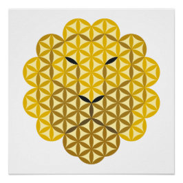 Heilige Leeuw - Lion of Life SMLB. Perfect Poster