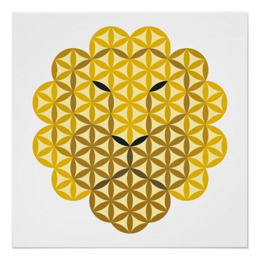 Heilige Leeuw - Lion of Life SMLB. Perfect Poster (Voorkant)