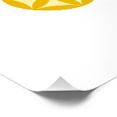 Heilige Leeuw - Lion of Life SMLB. Perfect Poster (Hoek)