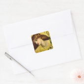 Heilige Lelie (Sancta Lilias) (door Gabriel Rosset Vierkante Sticker (Envelop)