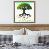 "Heilige levensboom" Canvas Afdruk (Insitu (Slaapkamer))