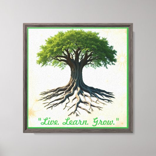 "Heilige levensboom" Canvas Afdruk (Voorkant)