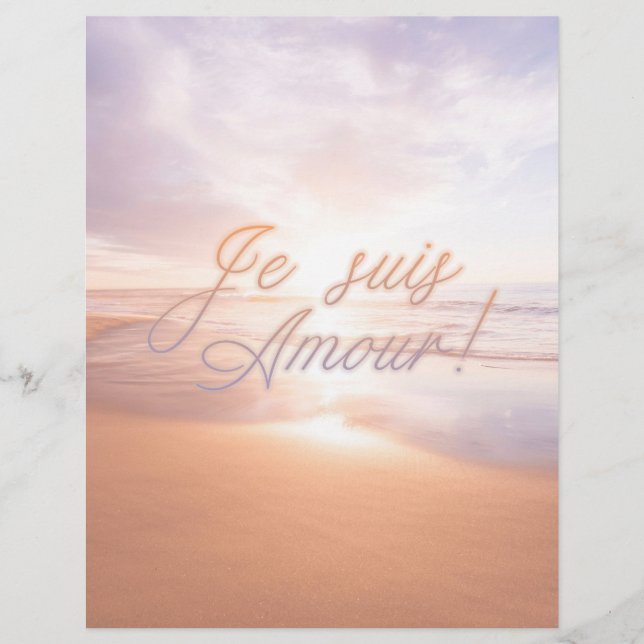 Heilige liefde Amour divin Poster Ik ben liefde! (Voorkant)