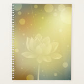 Heilige Lotus Hardcover Dagelijkse Planner (Voorkant)