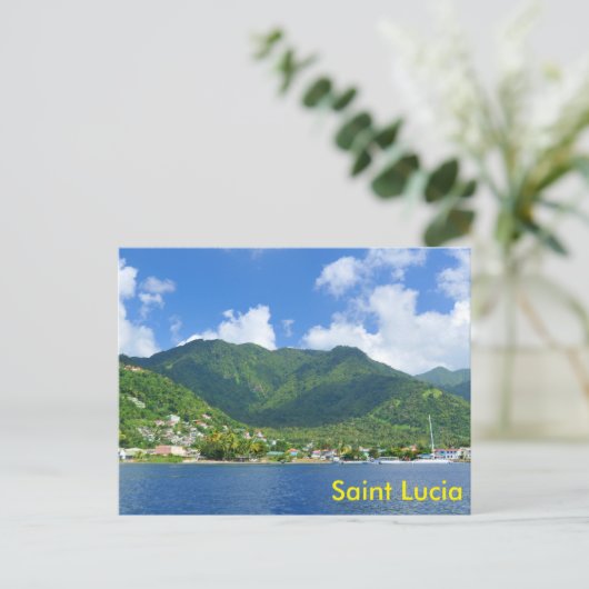 Heilige Lucia Briefkaart (Staand voorkant)