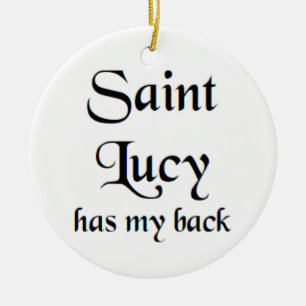 heilige lucia koffiemok keramisch ornament