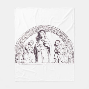 Heilige Lucia van Syracuse door Giovanni della Rob Fleece Deken
