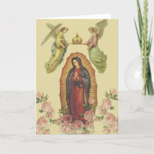 Heilige Maagd Maria Guadalupe Religieus Kaart