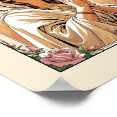 Heilige Maagd Maria in gebed – Katholiek Poster (Hoek)