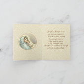Heilige Maagd Maria Jezus Katholieke Sympathiekaar Kaart (Binnen)