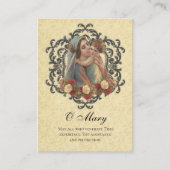 Heilige Maagd Maria Jezus Spirituele Communie Heil Plaatskaartje (Voorkant)