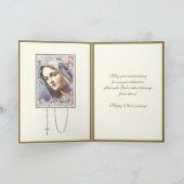  Heilige Maagd Maria Jubileum Nun Kaart (Binnen)