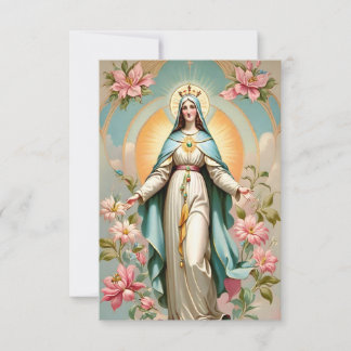 Heilige Maagd Maria-kaart, katholieke kaart