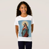 Heilige Maagd Maria Meisje Tee Shirt (Voorkant volledig)