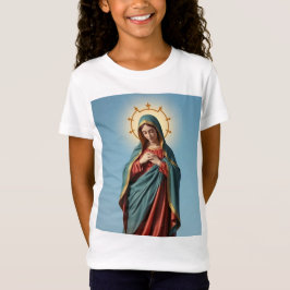 Heilige Maagd Maria Meisje Tee Shirt