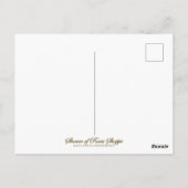 Heilige Maagd Maria Rozen  Religieuzen Briefkaart (Achterkant)