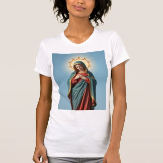 Heilige Maagd Maria T-shirt voor vrouwen