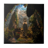 Heilige Maagd Mary Grotto Tegeltje (Voorkant)