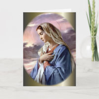 Heilige Maagdelijke Mary in Overpeinzing