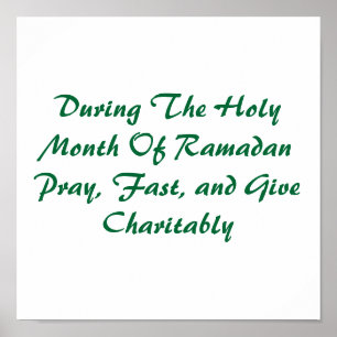 Heilige maand ramadan poster