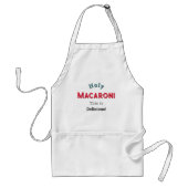 Heilige Macaroni! Grappige Quote Standaard Schort (Voorkant)