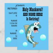 Heilige Mackerel, er is iemand die zich terugtrekt Kaart (Voorkant / Achterkant)