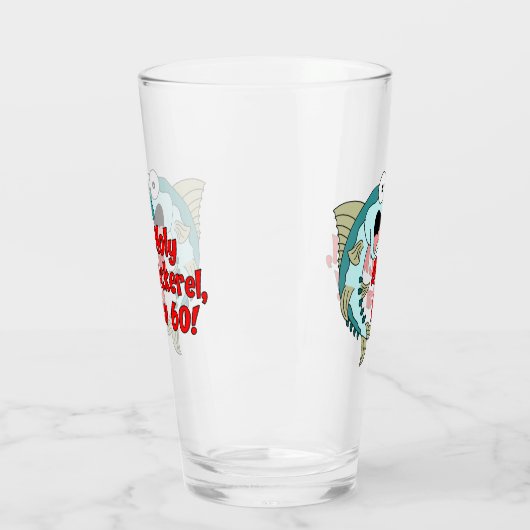 Heilige Mackerel Ik ben 60 Funny Gevist Glass Glas (Links)