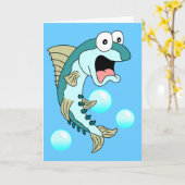 Heilige Mackerel, jij bent 65! Funny 65th Birthday Kaart (Gele Bloem)