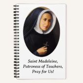 Heilige Madeleine patroonheilige van de leraren Notitieboek (Voorkant)