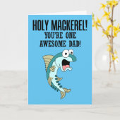 Heilige makreel een Geweldige vader Kaart (Gele Bloem)