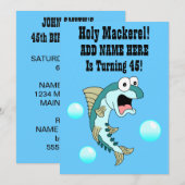 Heilige Makreel, iemand draait 45 grappige vissen Kaart (Voorkant / Achterkant)