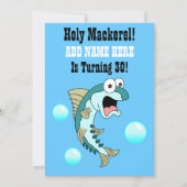 Heilige Makreel, Iemand Is 30 Wordt Funny Vis Kaart (Voorkant)