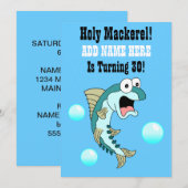 Heilige Makreel, Iemand Is 30 Wordt Funny Vis Kaart (Voorkant / Achterkant)