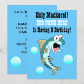 Heilige makreel, iemand is jarig kaart (Voorkant / Achterkant)