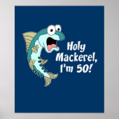 Heilige Makreel Im 50 Funny Cartoon Fish Poster (Voorkant)