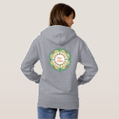 Heilige Mandala – Balans van het Universum Hoodie (Achterkant volledig)
