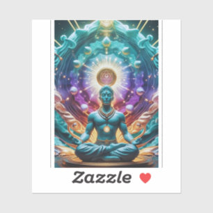 Heilige Mandala Spirituele kunst Sticker