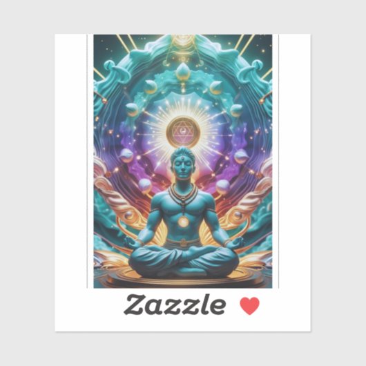 Heilige Mandala Spirituele kunst Sticker (Vel)