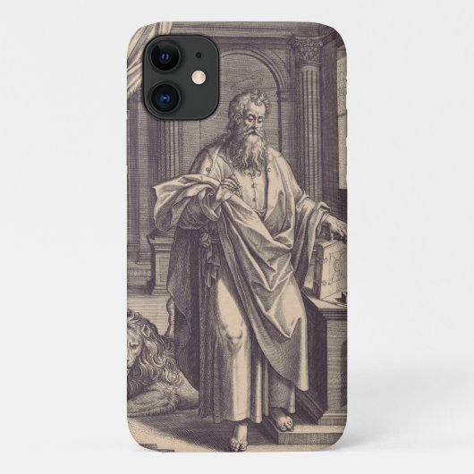 Heilige Marcus de Evangelist Apostolische Inkt Hei Case-Mate iPhone Case (Achterkant)