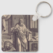 Heilige Marcus de Evangelist Apostolische Inkt Hei Sleutelhanger (Achterkant)