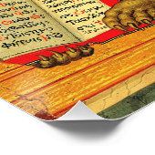 Heilige Marcus, de evangelist orthodoxe icoon Perfect Poster (Hoek)