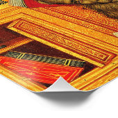 Heilige Marcus, de evangelist orthodoxe icoon Perfect Poster (Hoek)
