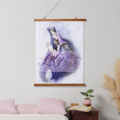 Heilige Maria bid Hangend Wandkleed (Slaapkamer)