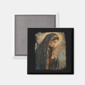 Heilige Maria Biddende Moeder Van Jezus Magneet (Voorkant / Achterkant)