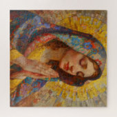 Heilige Maria Gebed Impressionisme Legpuzzel (Horizontaal)