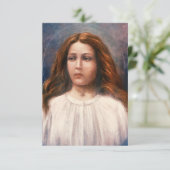 Heilige Maria Goretti- gebedenkaart Bedankkaart (Staand voorkant)