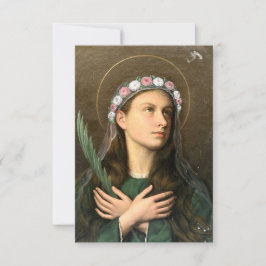 Heilige Maria Goretti Lichtend Getuigen Heilige Ka Bedankkaart