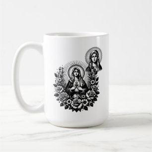 Heilige Maria katholieke christelijke katholieke m Koffiemok