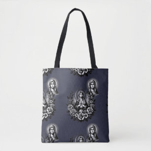 Heilige Maria Katholieke Christelijke Rijke Diep M Tote Bag